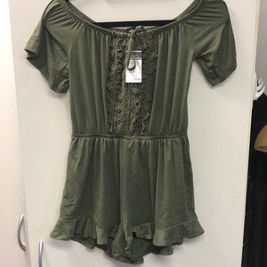 Off The Shoulder Romper